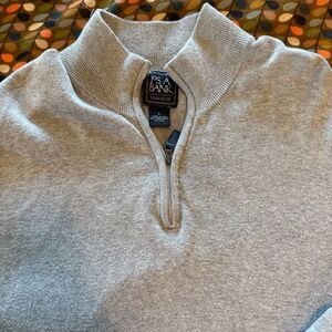 Jos A Bank Traveler Collection 1/4 Zip Pullover L